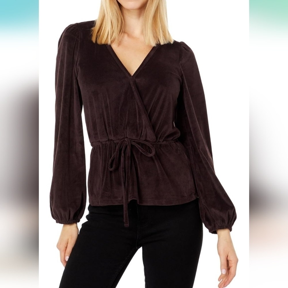 Madewell Fuji Wrap Tie Top Size XS
